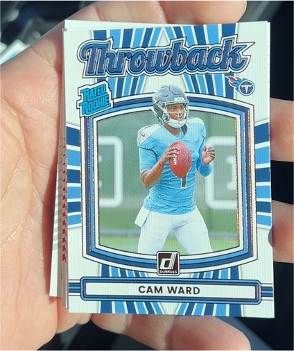 2025 Donruss Throwback #25 Cam Ward — front