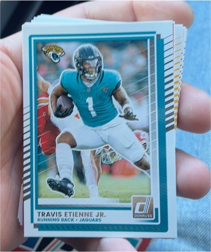 2025 Donruss #141 Travis Etienne Jr. — front