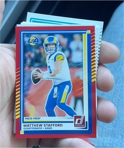 2025 Panini Donruss #296 Matthew Stafford — front