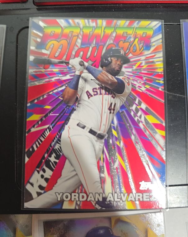 2025 Topps Series 1 Celebration Power Players #PP-7 Yordan Alvarez — front