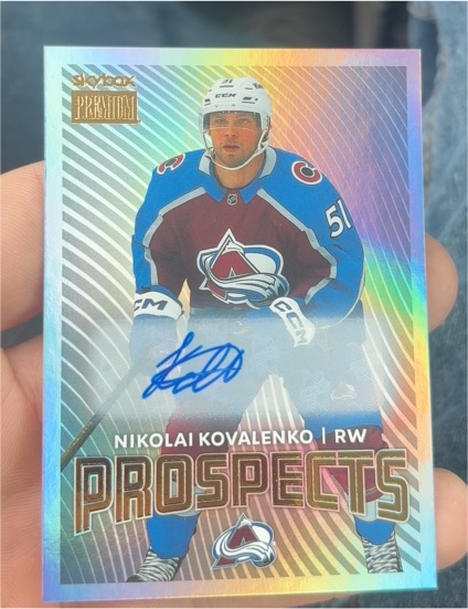 2024-25 Skybox Metal Universe Premium Prospects #PP-31 Nikolai Kovalenko — front