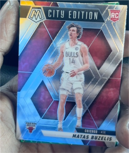 2024-25 Panini Mosaic City Edition #273 Matas Buzelis — front