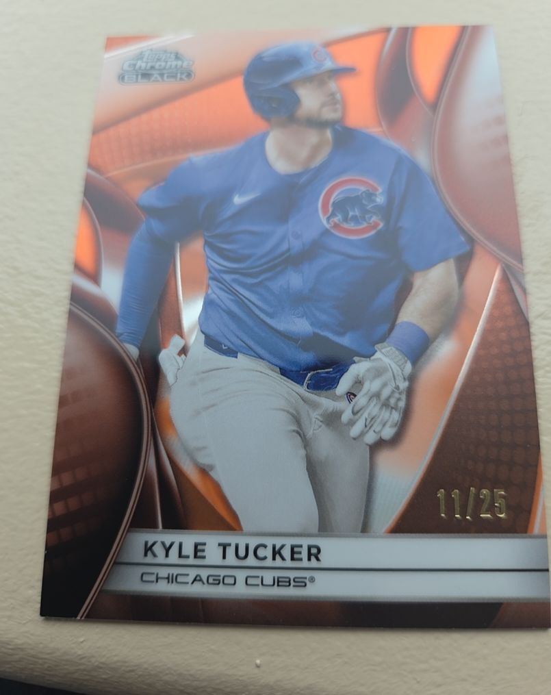 2025 Topps Chrome Black #31 Kyle Tucker — front
