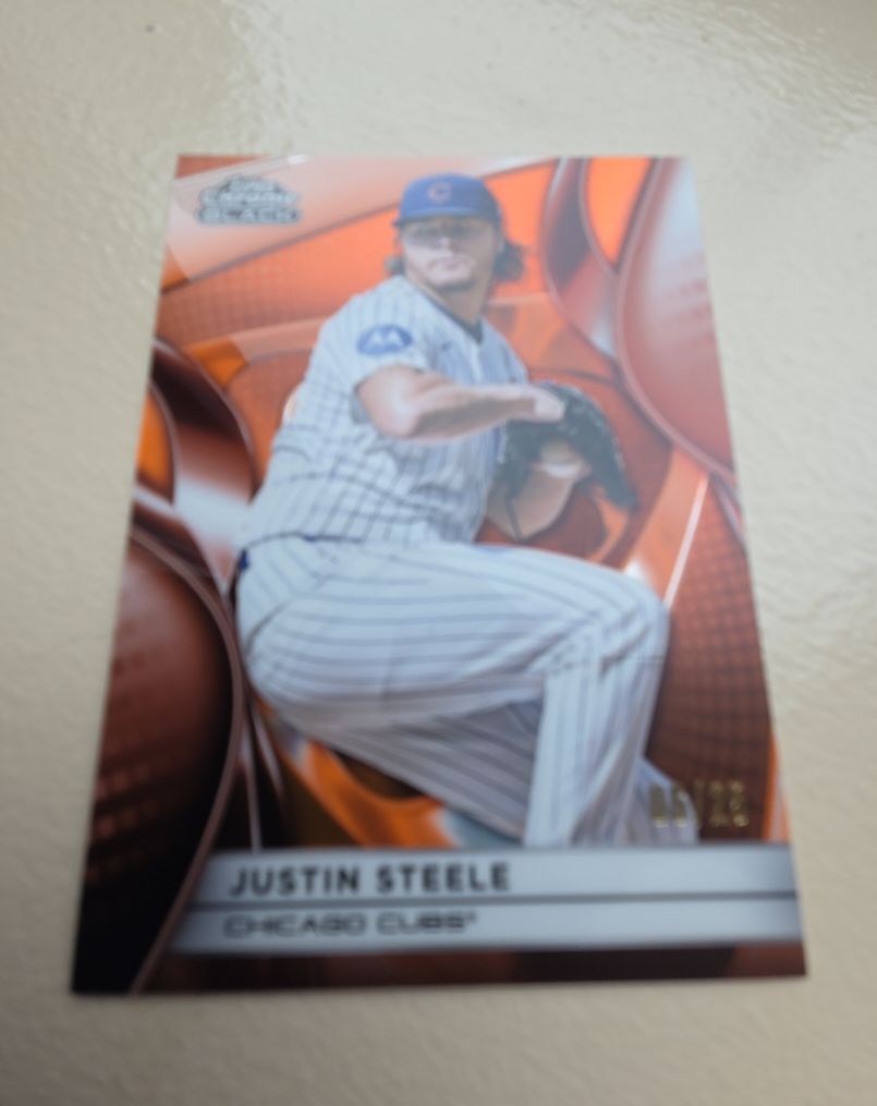 2025 Topps Chrome Black #105 Justin Steele — front