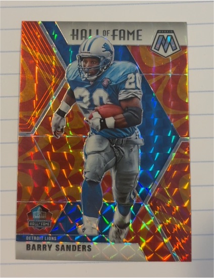 2020 Panini Mosaic #294 Barry Sanders — front