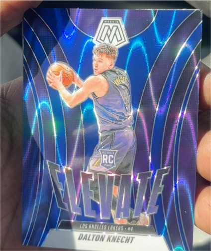 2024-25 Panini Mosaic #18 Dalton Knecht Elevate Mosaic Green — front