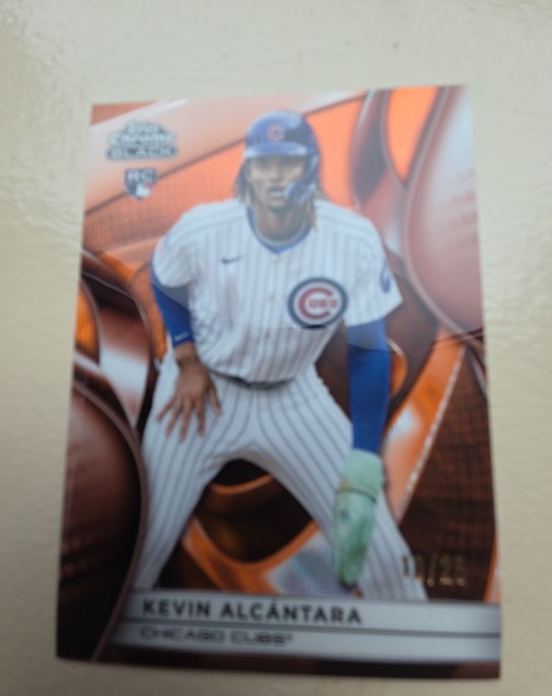 2025 Topps Chrome Black #45 Kevin Alcántara — front
