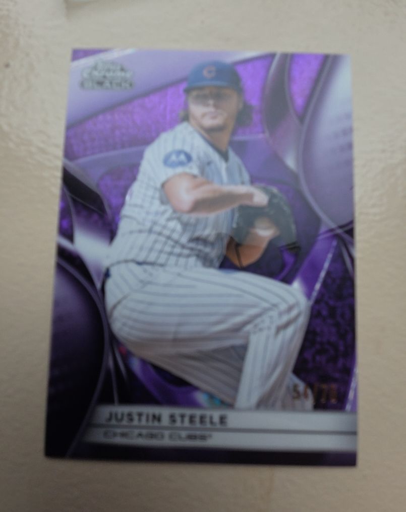 2025 Topps Chrome Black #105 Justin Steele — front