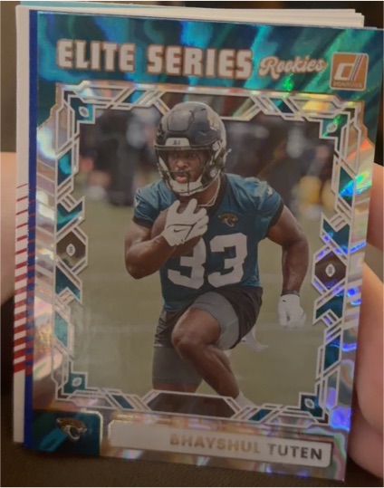 2025 Donruss Elite Series Rookies #ESR-BTN Bhayshul Tuten — front