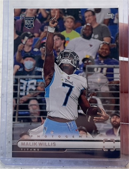 2022 Panini Chronicles Photogenic #PH-29 Malik Willis — front