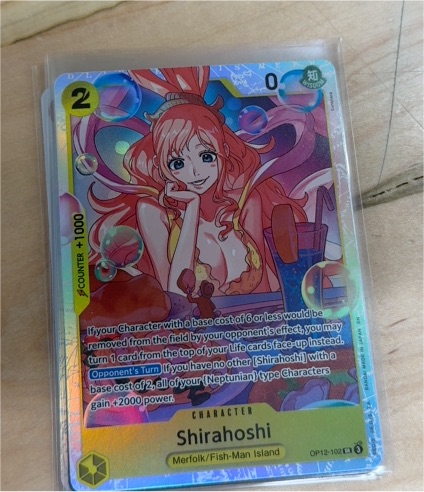 One Piece TCG Legacy of the Master OP12-102 Shirahoshi — front