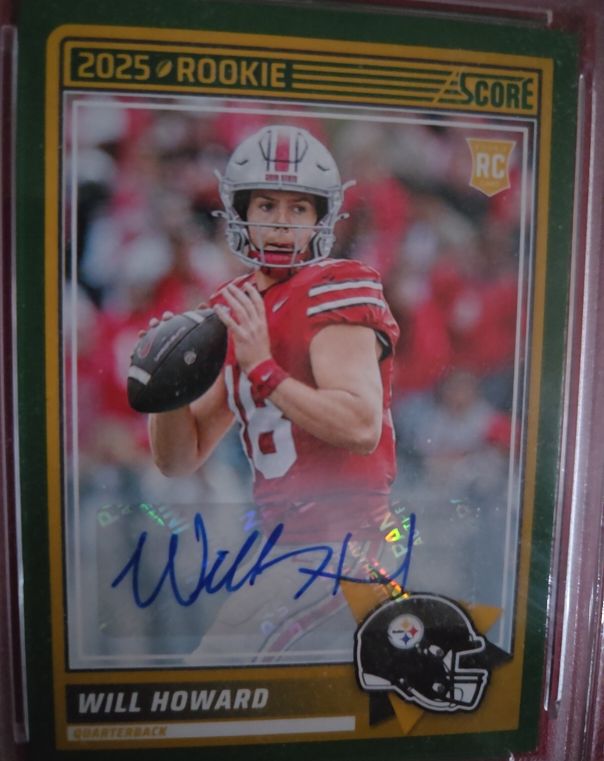 2025 Panini Score #3 Will Howard — front