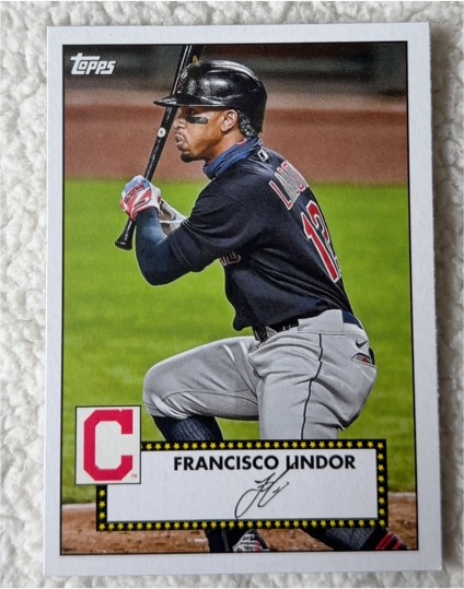 2021 Topps 1952 Redux #T52-10 Francisco Lindor — front