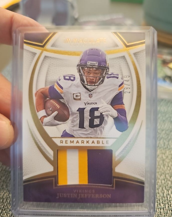 2025 Panini Immaculate Collection #29 Justin Jefferson — front