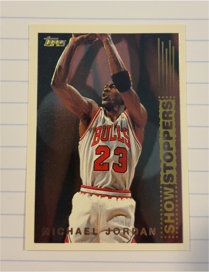 1995 Topps Show Stoppers #SS1 Michael Jordan — front