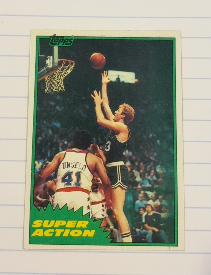 1981 Topps #101 Larry Bird — front