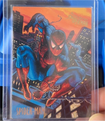 1995 Fleer Ultra Spider-Man #1 Spider-Man — front