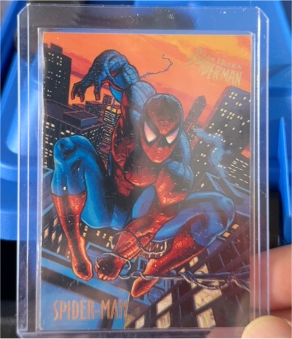 1995 Fleer Ultra Spider-Man #1 Spider-Man — front