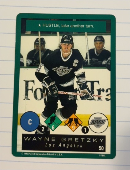 1995-96 Playoff One on One #50 Wayne Gretzky — front