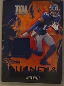 2024 Panini Absolute #AB-JHT Jalin Hyatt Absolute Burners Patch — front