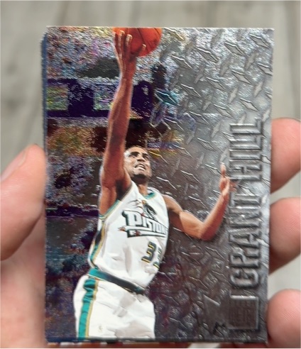 1996-97 Fleer Metal #108 Grant Hill Detroit Pistons — front