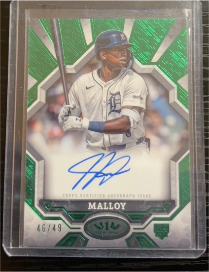 2025 Topps Tier One #46/49 Justyn-Henry Malloy — front