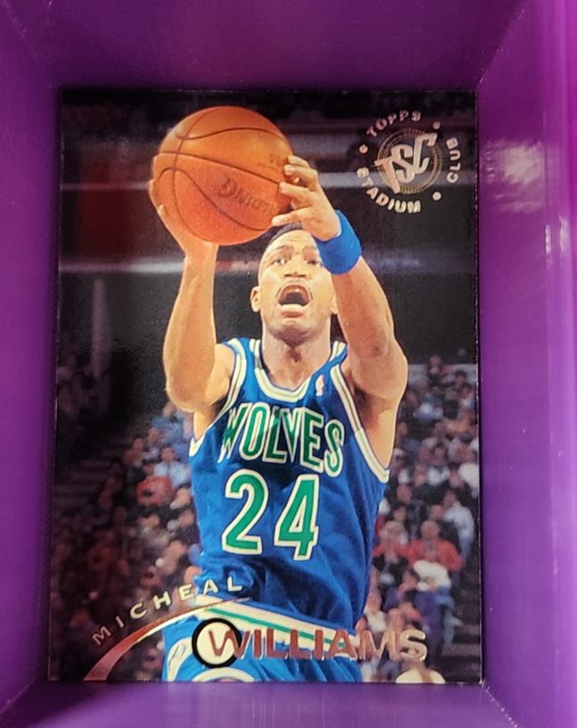1994-95 Topps Stadium Club #169 Micheal Williams — front