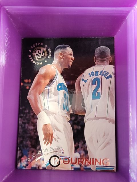 1994 Topps Stadium Club #167 Alonzo Mourning — front