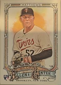 2025 Topps Allen & Ginter #235 Zebby Matthews — front