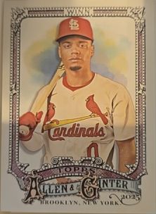 2025 Topps Allen & Ginter #87 Masyn Winn — front