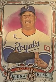 2025 Topps Allen & Ginter #165 Salvador Perez — front