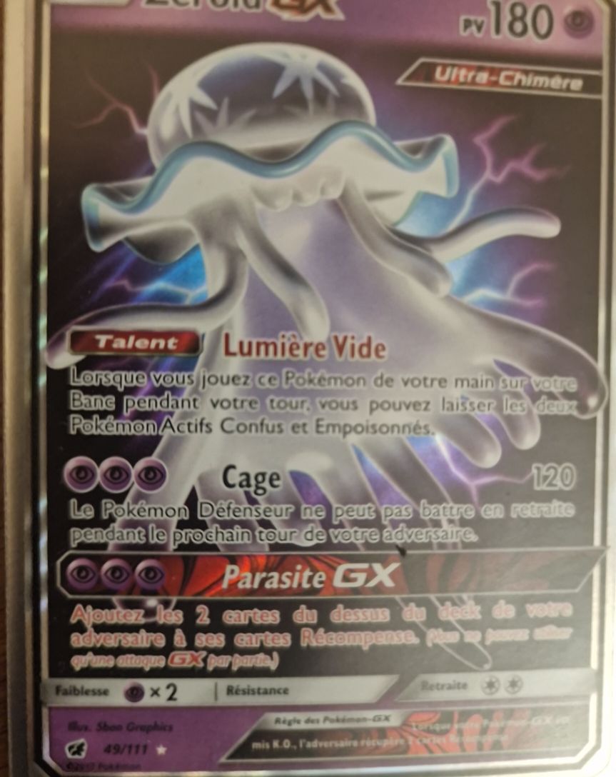2017 Pokémon TCG Crimson Invasion #49 Nihilego GX — front