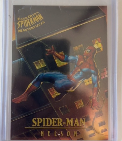 1995 Fleer Ultra Spider-Man Masterpieces #5 Spider-Man Nelson — front