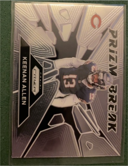 2024 Panini Prizm #8 Keenan Allen Prizm Break — front