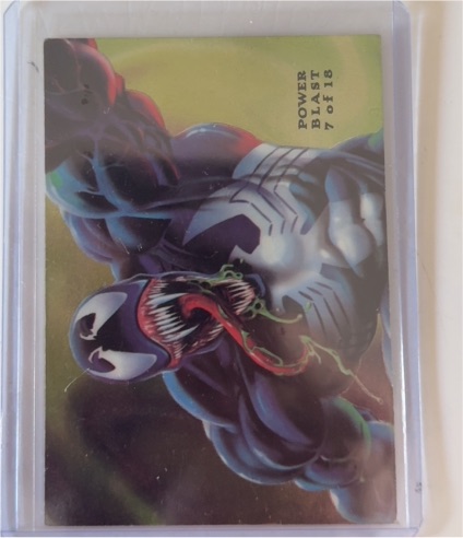 1994 Flair Marvel Power Blast #7 Venom — front