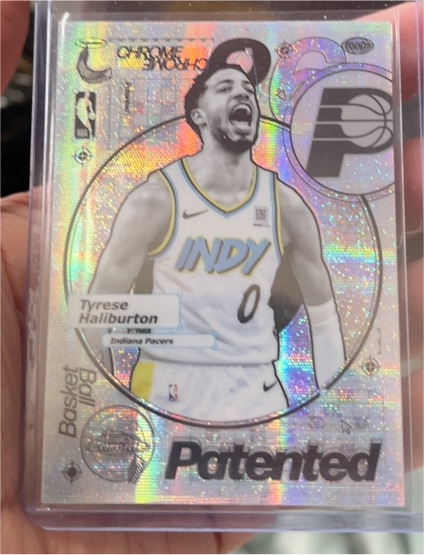 2025-26 Topps Chrome #PD-1 Tyrese Haliburton Patented — front