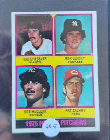 1976 Topps #599 Rookie Pitchers Ron Guidry — front