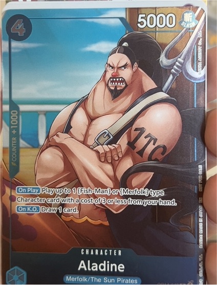 2022 One Piece Card Game OP14-043 Aladine — front