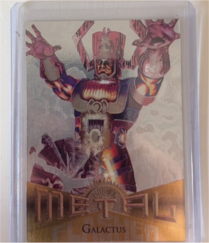 1995 Fleer Marvel Metal #16 Galactus — front