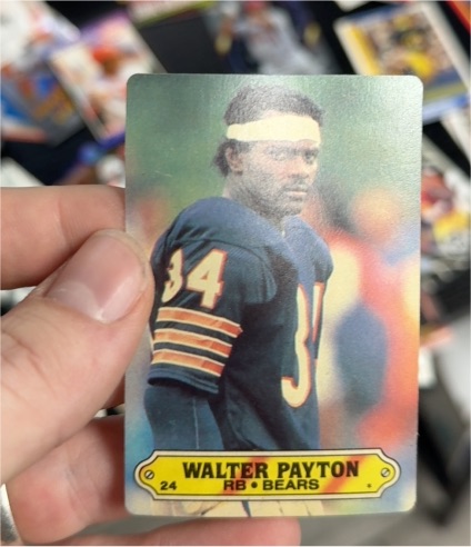 1983 Topps Sticker #24 Walter Payton — front