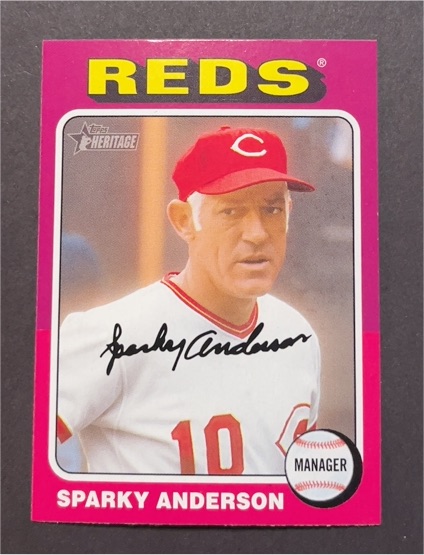 2024 Topps Heritage #111 Sparky Anderson — front