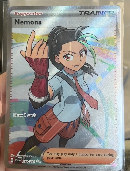2024 Pokémon Scarlet & Violet: Paldean Fates #229 Nemona — front