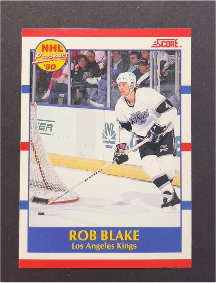 1990-91 Score #421 Rob Blake — front