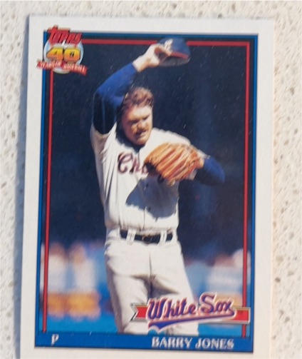 1991 Topps #33 Barry Jones — front
