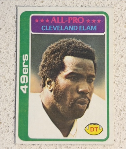 1978 Topps #170 Cleveland Elam — front