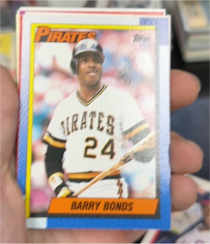 1990 Topps #220 Barry Bonds — front