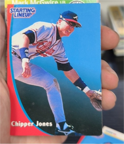 1998 Kenner Starting Lineup # Chipper Jones — front