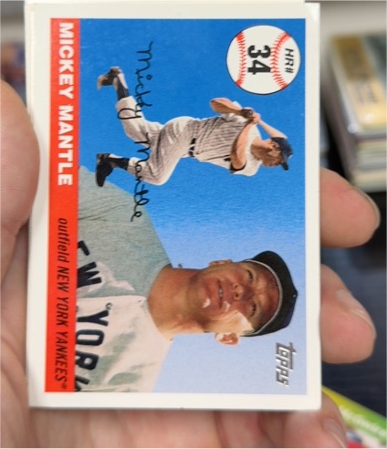 2006 Topps Multi-Year Issue Home Run History #MHR23 Mickey Mantle — front