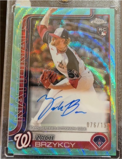 2025 Topps Chrome #RA-ZB Zach Brzykcy — front