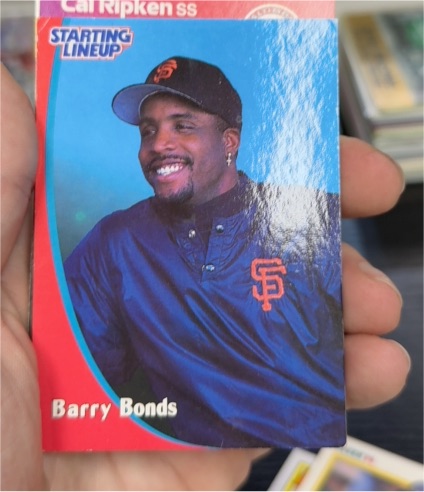 1988 Starting Lineup Barry Bonds — front